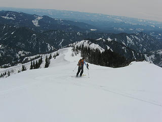 Skiing The Ridge