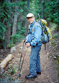 Trail back home in North Cascades National Park. Rokkor-X 50mm f1.7, Minolta X700, Kodak 400