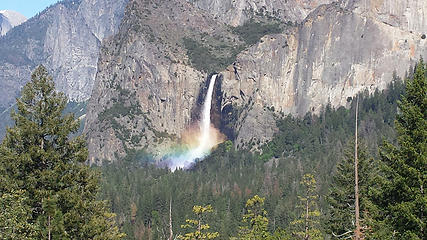 Rainbow @ the base of Bridalveil Falls