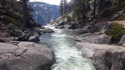 Yosemite Creek just above the falls