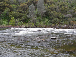 The river as seen from a couple campsites over