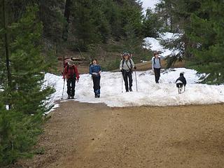 5/6 of the Iron Pk gang patrolling the Teanaway Road
