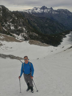 Aaron on the glacier (Jake photo)