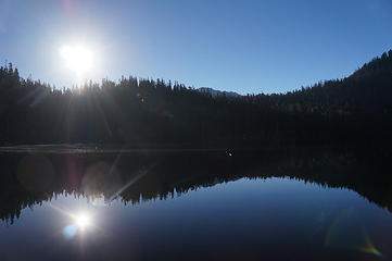 Morning sun on Bear Lake. Photo didn't quite work out, but you can imagine how nice it could have been :)