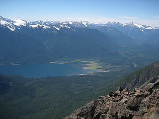 looking towards the North end of Ross Lake