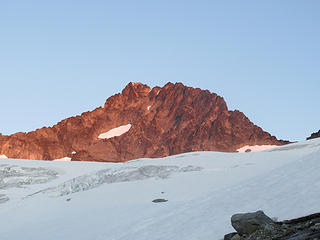 Alpenglow on the summit