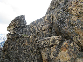 some of the climbing below the off-width