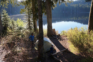 Campsite at Bear Lake