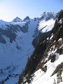 Vesper Glacier from saddle