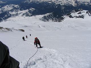 Ascending the upper slopes (10,000 ft)