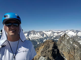 Me looking a little shady on Black Peak.  Like, literally in the shade.  I'm actually a very trustworthy person.