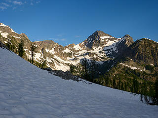 First view of Black Peak