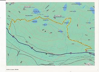 GPS track for Pratt TH to Rainbow Lake, Mason Lake, and Mason Creek Hike