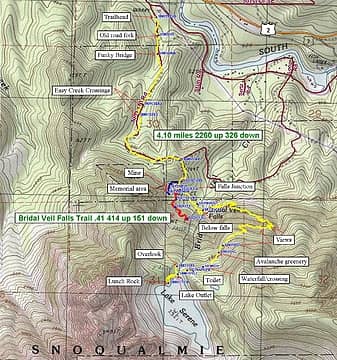 Lake Serene Detail area map.