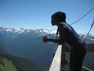 a nice rest at the lookout enjoying the views