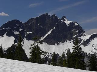 Three Fingers from Squire Cr Pass, , Boulder River Wilderness.