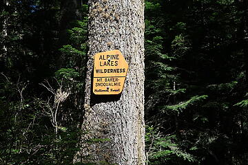 a new wilderness sign