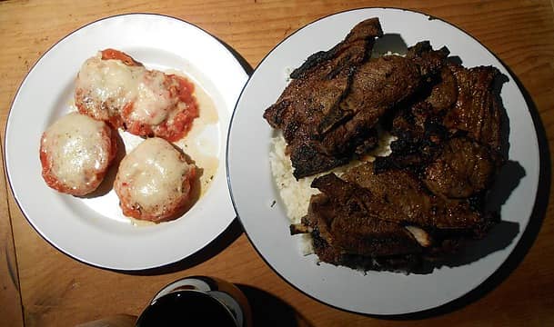 broiled lamb and tomatoes 091521