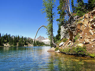 the Larch arch at Blue Lake