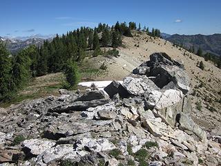 Splawn summit ridge