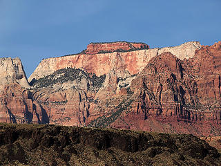 Zion West Temple from Highway