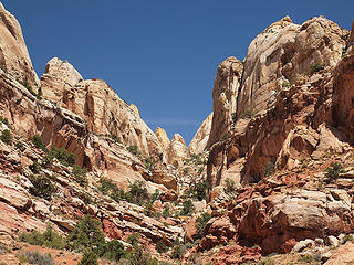 View Along Capitol Reef Scenic Drive