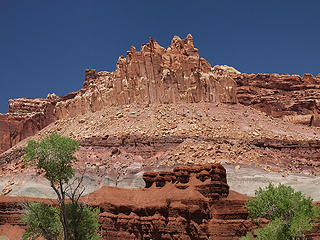View from Capitol Reef Visitor Center