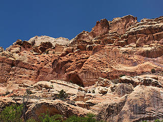 Peppered Rocks Along Capitol Reef Highway