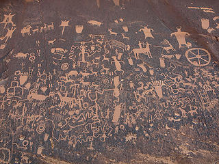 Newspaper Rock Petroglyphs (Santa and Reindeer?!?)