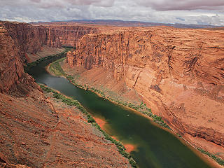 Colorado River from Powell Dam Viewpoint