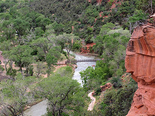 Virgin River from Emerald Pools Trail