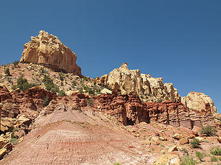Rock Formations Along Burr Jeep Trail