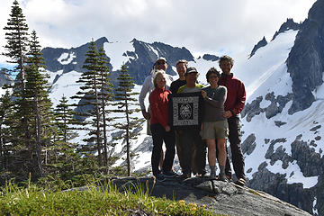Boealps at White Rock Lakes - Kathy, Jerry, Chris, Rich, Cathy & Morten (L>R)