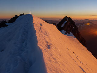 Jake on Glacier Peak's summit