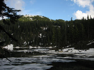 Mason Lake with little remaining ice