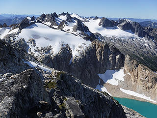 Hagen Peak with upper Blum Lake