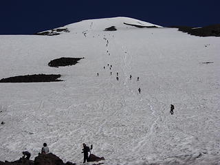 false summit slope of adams