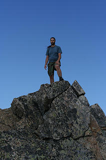 Dane on the summit of Sperry Peak