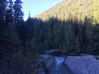 Elwha River, just before getting to Remann's cabin