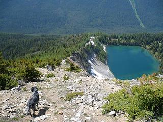 GWP, Ferguson Lake and the ridge up toward Wildcat Mtn, Pasayten Wilderness, Washington