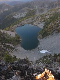 Fern Lake from the summit
