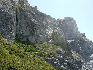 White Chuck ridge, summit on right
