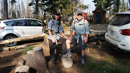 Parker and me at trailhead 183