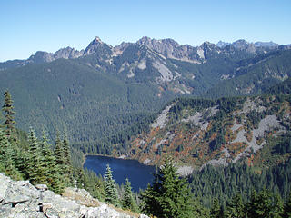 Pratt Lake from Pratt Mountain