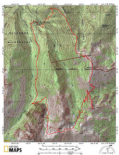 Hawk - Welch - Townsend Loop Map