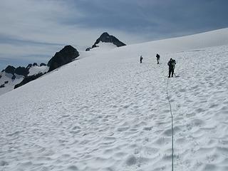 An hour after this photo was taken I decided to rename Snowfield Peak to Snowslog Peak.