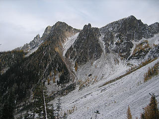Bearcat Ridge with the gully I took just L of center
