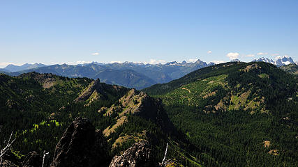 View W-NW from French Cabin Mountain