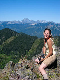 Smiling on the summit