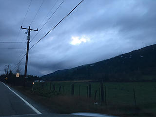 gloomy morning in Skagit County